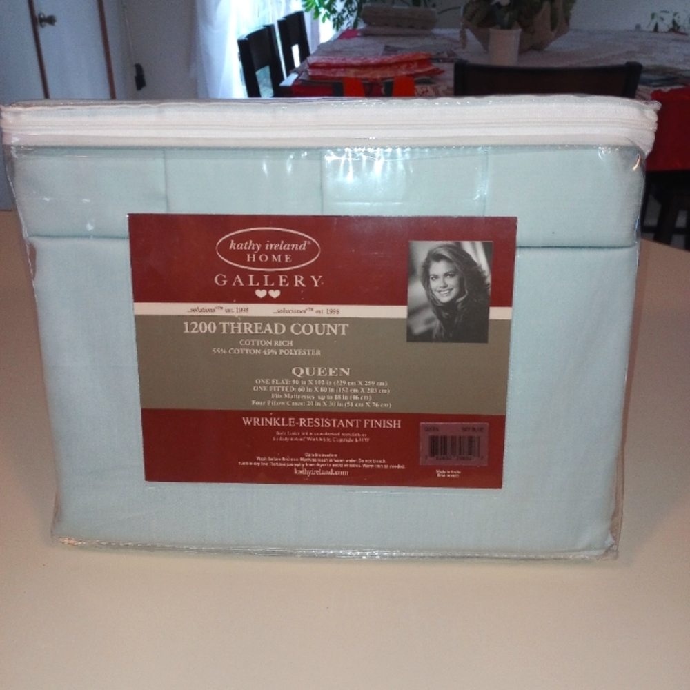 Kathy Ireland Gallery 1200 Thread Count Cotton Rich 6 Piece Sheet Sets
